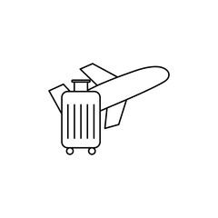 voyage icon Vector logo set flat