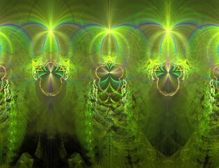 Imaginatory fractal abstract background Image