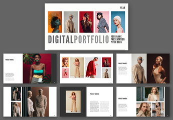 Digital Portfolio Layout