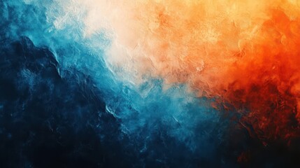 Obraz premium Abstract Gradient Background with Soft Orange and Blue Hues for Modern Minimalist Design