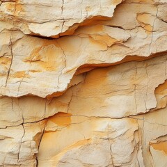 Natural Textures of Weathered Rock Surface Featuring Layers and Earthy Tones Perfect for Backgrounds and Graphic Design Projects