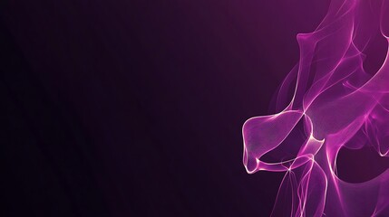 Fototapeta premium Pink smoke swirls, dark background, abstract design, website banner