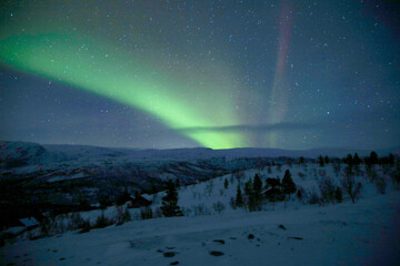 Northern lights from Gapherus (Nordreisa) in the Northern Norway.