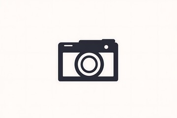 Black minimalist Instagram icon on a white background, perfect for business cards.
