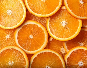orange slices as background 