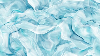Obraz premium Blue liquid watercolor background seamless pattern. Abstract painting in blue, white and gold tones, fluid style marble alcohol ink drawing.