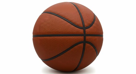 Fototapeta premium basketball isolated on white background