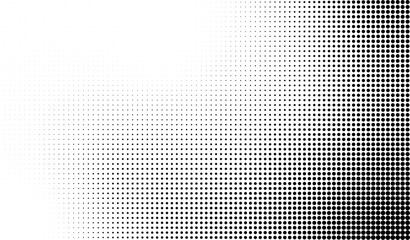 Abstract background with halftone noise. Vector stipple pointillism texture. Sand, grain gradient pattern on transparent background.