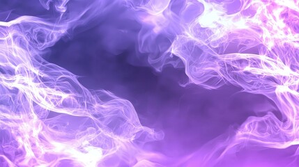 Fototapeta premium Colorful swirling smoke in purple hues.