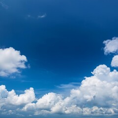 blue sky with clouds