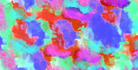 abstract colorful cloudy majestic artistic watercolor color flow cloud style background