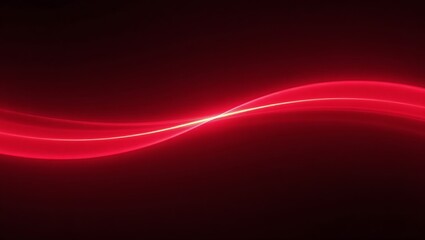 Fototapeta premium Abstract red wave background. Generative Ai.