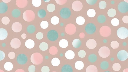 Pastel Circles Abstract Background Design