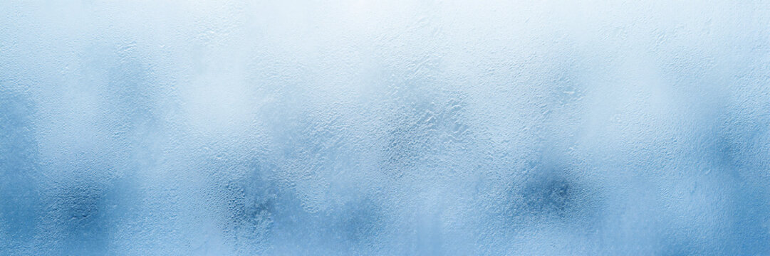 Frosted glass surface with icy texture
