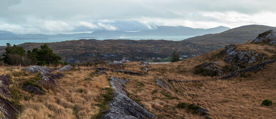 Autumn landscape in Kerry, Ireland.