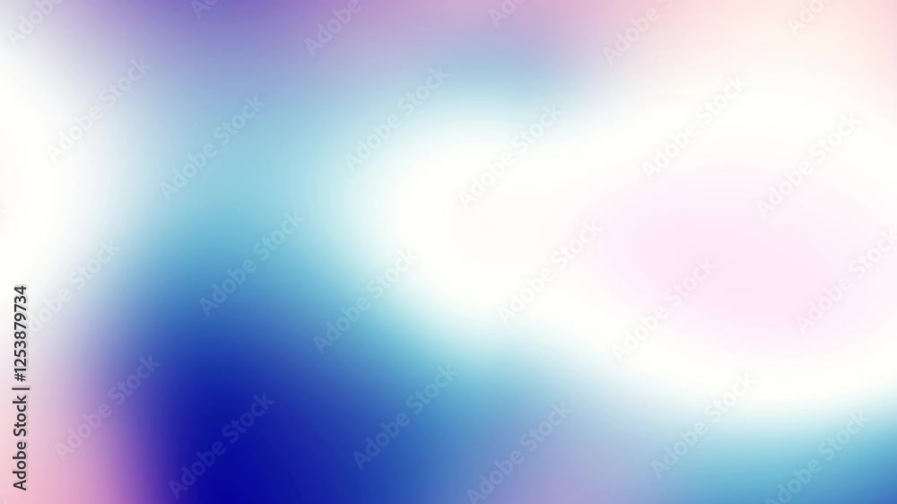 Poster Pastel colorful abstract gradient, background animation, liquid color change modern wallpaper, seamless repeat loop