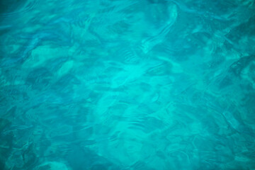 Endless Serenity: Blue Sea Background View