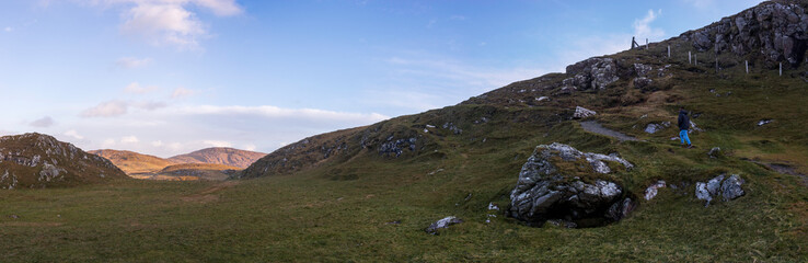 panorama of the mountains