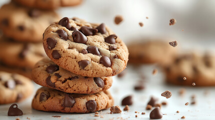Delicious chocolate chip cookies