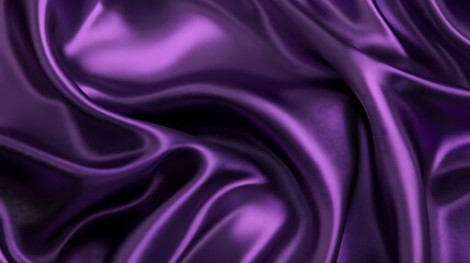 Obraz premium Purple satin fabric texture, draped folds