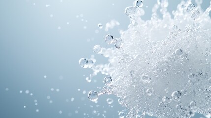 Water Splash Close-up Abstract Background