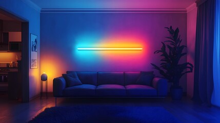 Retro-futuristic synthwave items with neon glow and 80s aesthetics