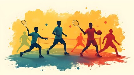 Energetic Movement Silhouette