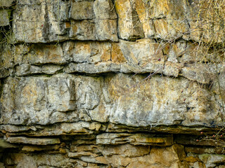 Gesteinsschichten im Muschelkalk