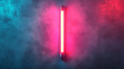 Retrowave-style items with neon colors and futuristic design, evoking 80s nostalgia, comic book illustration style