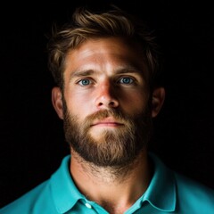 Fototapeta premium Man with beard portrait