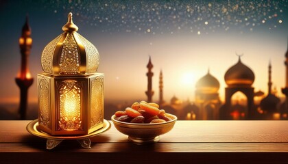 Ramadan Background, Ramadan Iftar, Ramadan Kareem AI Image