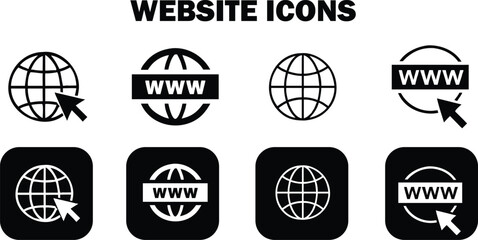 Web site Icons Bundle Set