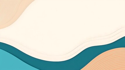 Abstract paper waves background design