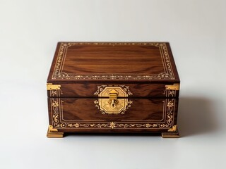 Wooden jewelry box, handcrafted elegance and vintage charm