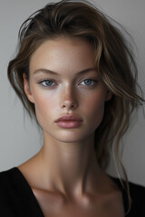 Fototapeta premium Fashion Beauty Portrait Beautiful Woman Face