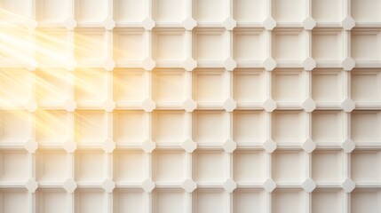 Elegant and Modern Textured Wall Surface with Geometric Patterns and Soft Light, Ideal for Interior Design, Backgrounds, or Contemporary Art Projects