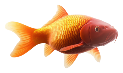 Colorful fish swimming gracefully in water