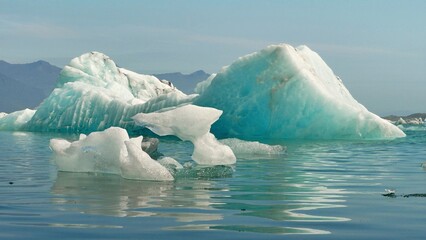 Ice floe, a fantastic work of nature on Iceland's Diamond Beach