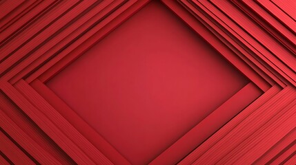 Red geometric background design