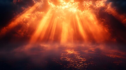 Naklejka premium A dimly lit background with a smooth glow emanating from the center.