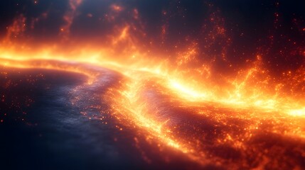 A dimly lit background with a smooth glow emanating from the center.