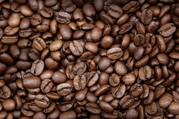 Roasted coffee beans
