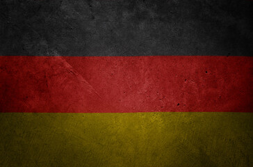 Grunge German flag