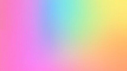 Pastel Rainbow Gradient Color Blend Background