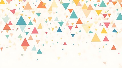 Abstract Colorful Triangle Pattern Design