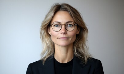 Portrait Of Woman In Formal Attire