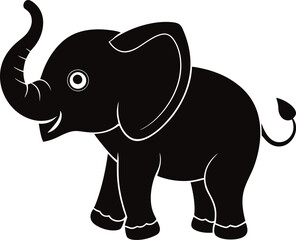 Obraz premium A Collection of Stylized Elephant Designs