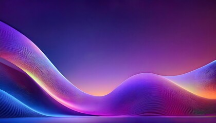 Fototapeta premium Big Neon Wave Background, 4k wallpaper