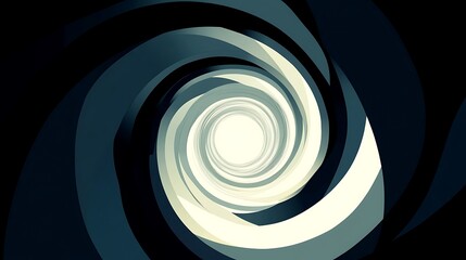 Fototapeta premium Abstract swirling light vortex