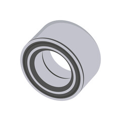 Car Bearing,  Automotive Flat Illustration Isolated